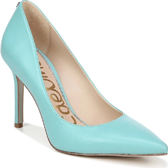 Sam Edelman Shoes - Sam Edelman Aquamarine Blue Pointy Toe Pumps Heels